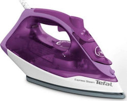 Tefal FV2836 Dry & Steam Iron with Ceramic Soleplate, 2400 W, Purple and White