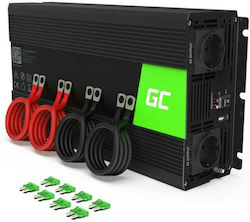 Green Cell INV12 Power Adapter/Inverter Auto 3000 W Black