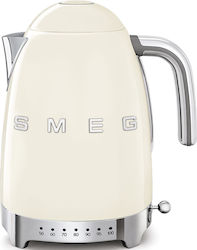 Smeg 50's Style Cream Electric Kettle KLF04CREU