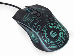 Gembird MUSG-RGB-01 ποντίκι για δεξί χέρι με σύνδεση USB Τύπου A και ανάλυση 3600 DPI