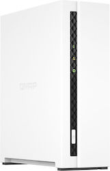 QNAP TS-133 NAS/storage server Tower Cortex-A55 2 GB DDR4 0 TB QNAP Turbo System White