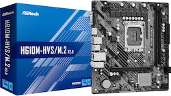 Asrock H610M-HVS/M.2 R2.0 Intel H610 LGA 1700 micro ATX