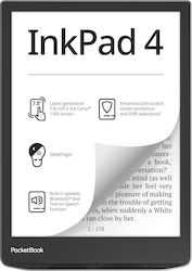 PocketBook InkPad 4 E-Book Reader with Touchscreen, 32 GB Storage, Wi-Fi Connectivity, Available in Black and Silver