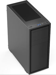 Gembird Fornax K500 ATX Computer Case, Midi Tower, Black