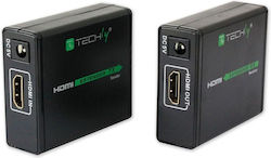 Techly Amplifier HDMI Full HD up to 60m of cable Cat. 6 / 6A / 7 IDATA EXT-E70
