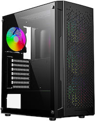 Gembird CCC-FC-400X Gaming ARGB PC Case Fornax 400X, Black