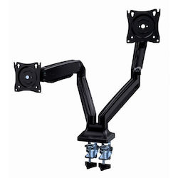 Gembird MA-DA2-03 monitor mount / stand 88.9 cm (35") Desk Black