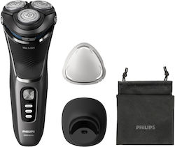 Philips S3343/13 Men's Rotary Shaver with Trimmer — Black, Chrome