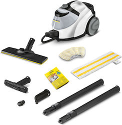 Kärcher SC 5 EasyFix IRON PLUG Cylinder Steam Cleaner, 1.5 L Capacity, 2250 W Power, Black and White