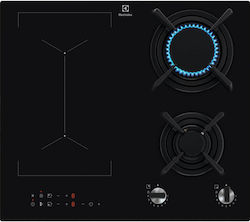 Induction-gas hob ELECTROLUX KDI641723K 800 Mixed 60 cm Black