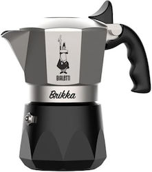 Bialetti Brikka Moka pot 0.1 L Black, Stainless steel
