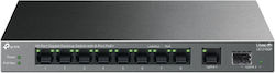 TP-Link LiteWave Επιτραπέζιος Διακόπτης Gigabit με 10 Θύρες και 8 Θύρες PoE+