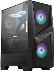 MSI MAG FORGE 100M Mid Tower Gaming Computer Case