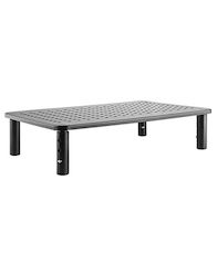 Gembird MS-TABLE-01 Black Monitor Mount and Stand for Desk
