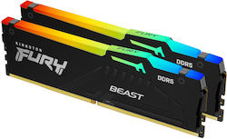 Kingston Technology FURY Beast 32GB 6000MT/s DDR5 CL36 DIMM (Kit of 2) RGB EXPO