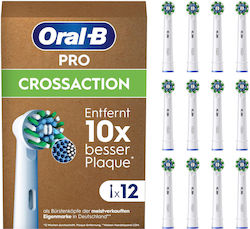 Oral-B Replacement Brush Heads FFU Pro CrossAction, Pack of 12