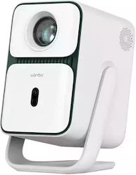 Wanbo T2 Ultra Glacier White Projector 500 ANSI Lumens 1080P Full HD Android TV 11 with GIMBAL Technology