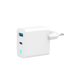 Gembird TA-UC-PDQC65L-W-01 Universal White AC Fast Charger for Mobile Devices Indoor Use