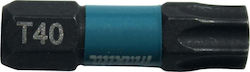 Makita T40 x 25mm Screwdriver Bits, 2-Pack
