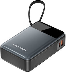 Vention 20000mAh 65W power bank with USB-C cable