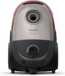 Philips 5000 Series XD5122/10 Vacuum Cleaner, 4L Capacity, Cylinder, Dry Use, 900W Power, Dust Bag