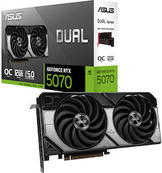 ASUS Dual NVIDIA GeForce RTX 5070 OC 12 GB graphics card