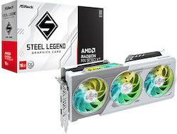 Graphics card. Asrock RX9060XT Steel Legend 16GB OC