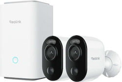 Reolink Hub 1 + 2x Argus Series B310 Outdoor Battery Cameras