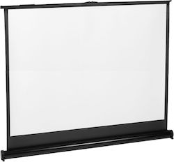 Maclean Portable Projection Screen Compact 40" 16:9 Free-Standing Office Cinema Matt White Home