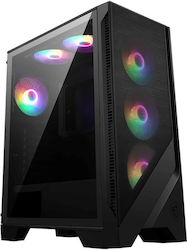 MSI MAG Forge 120A AIRFLOW Midi Tower Black, Transparent