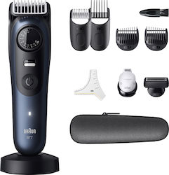 Braun BeardTrimmer 7 BT7540 Beard Trimmer — Battery, Wet & Dry, Black/Blue