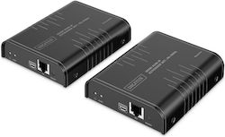 DIGITUS Extender Set HDMI KVM 4K/60Hz black