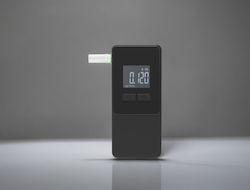 AlcoAlert Έξυπνος Ηλεκτροχημικός Αλκοολόμετρος, μαύρο