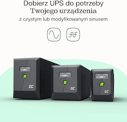 Green Cell uninterruptible power supply (UPS) Line-Interactive 0.75 kVA 480 W 4 AC outlet(s)