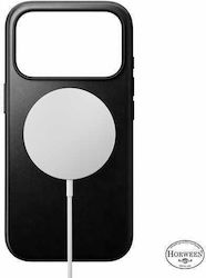 Nomad Modern Leather Case for iPhone 17 Pro - Black Horween