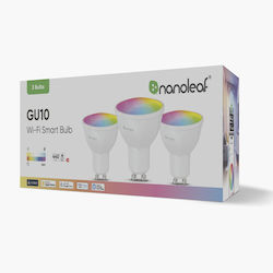 Nanoleaf Essentials Matter Wi-Fi Smart Bulb GU10 - 3 Pack