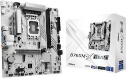 Asrock B760M-X Gen5 Intel B760 LGA 1700 micro ATX