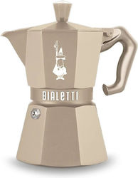 Bialetti MOKA EXCLUSIVE 6TZ Induction, sand