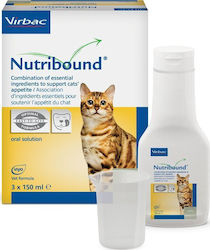 VIRBAC Nutribound Convalescence - dietary supplements for cats - 3x150ml