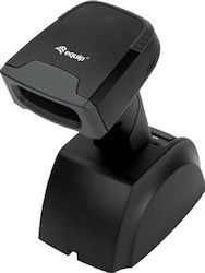 Equip 2D Barcode Scanner Laser Wireless 2.4GHz + BT + Hlt - Gray