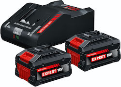 Bosch Starter Kit 2x EXBA18V-80 EXAL18V-160