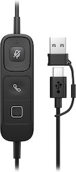 HP Poly Mission 415 Monaural USB Wired Headset