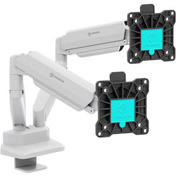 ONKRON G160-BW monitor mount / stand 81.3 cm (32") Desk White, Black
