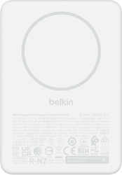 Belkin BoostCharge Slim 10,000mAh MagSafe Power Bank 7.5W – White (BPD015hqWH)
