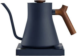 Fellow Stagg EKG PRO Electric Kettle 900ml Stone Blue with Walnut Handle