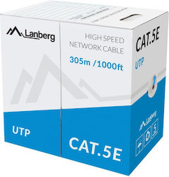 LANBERG LAN UTP CABLE 100MB/S 305M WIRE CCA BLUE
