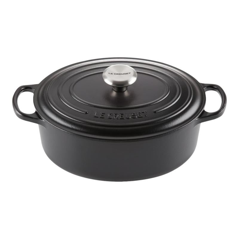 Le Creuset Signature Roaster ovel 31cm black Schwarz (21178310000430)