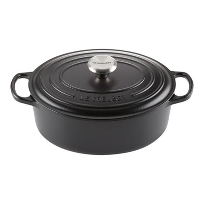 Le Creuset Signature Roaster ovel 31cm black Schwarz (21178310000430)