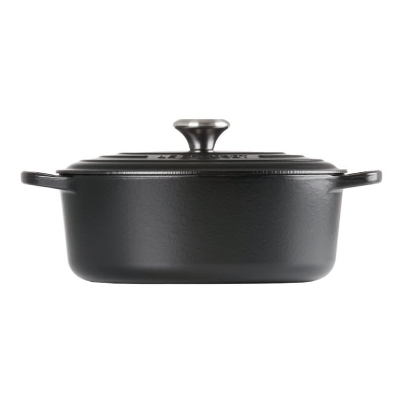 Le Creuset Signature Roaster ovel 31cm black Schwarz (21178310000430)