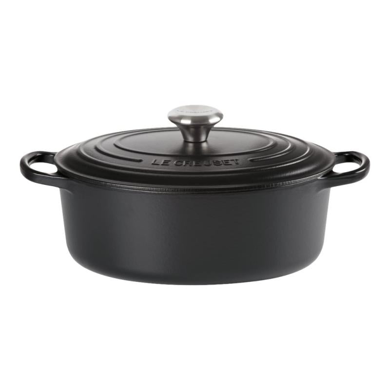 Le Creuset Signature Roaster ovel 31cm black Schwarz (21178310000430)